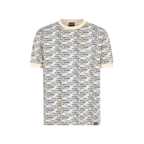 EA7 Emporio Armani T-shirt T-shirt Uomo stampa Monogram Logo S - Francavilla Moda